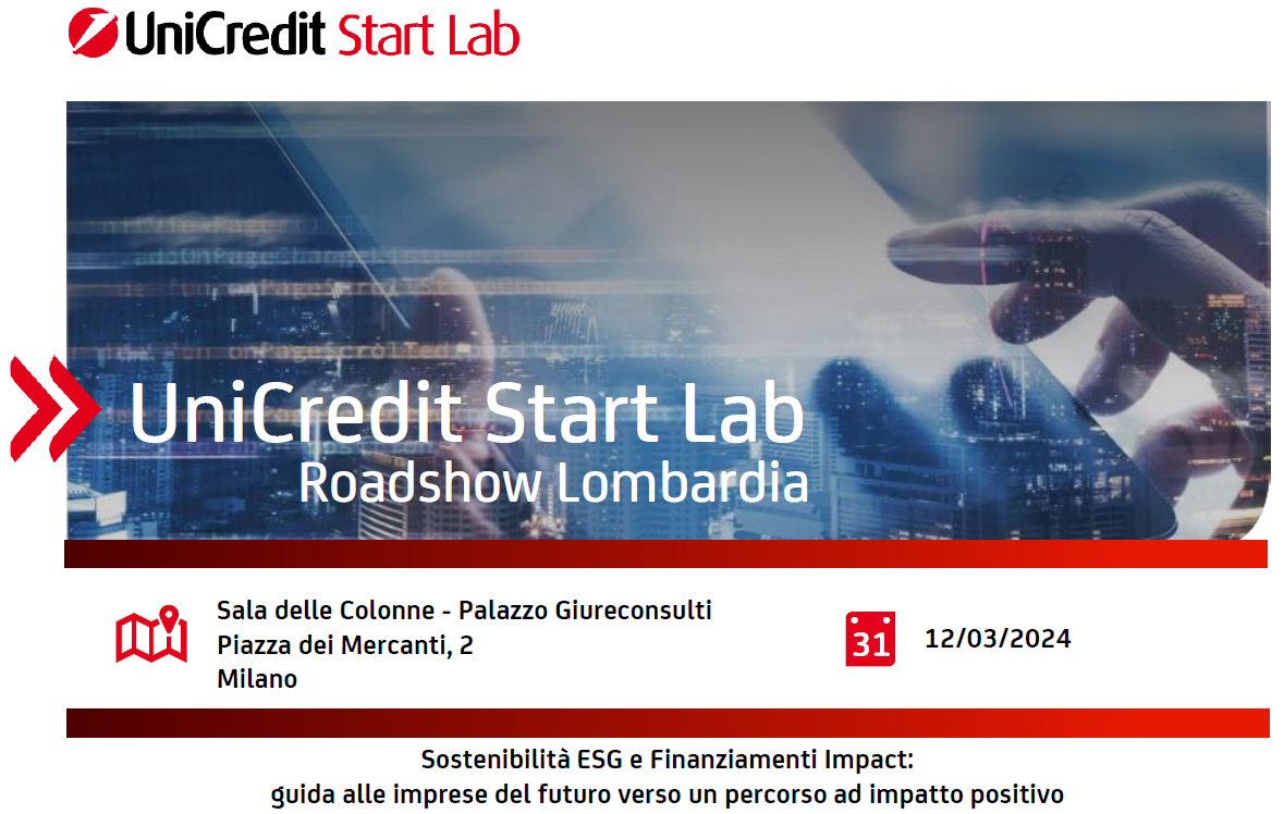 UniCredit Start Lab | Roadshow Lombardia