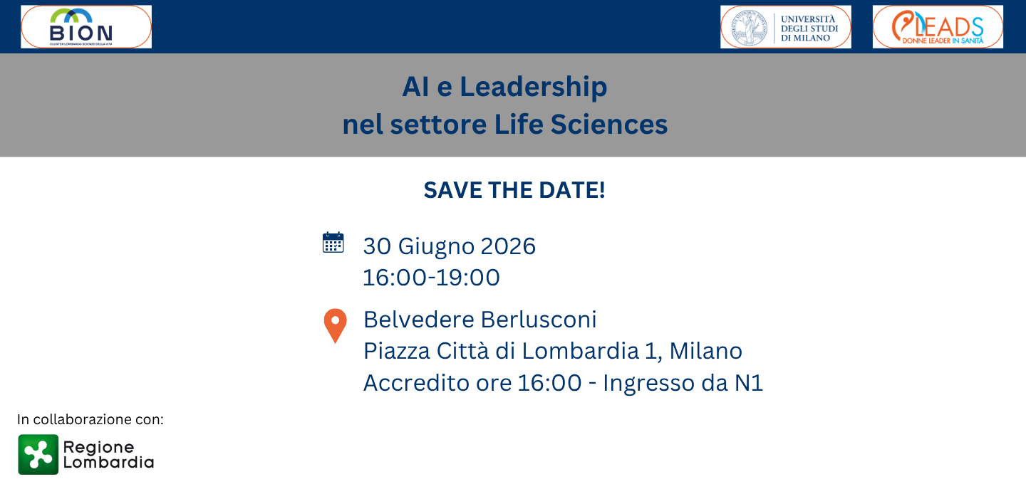 AI e Leadership in Sanità: il 30 giugno un confronto sul futuro della leadership nel settore Health & Life Sciences