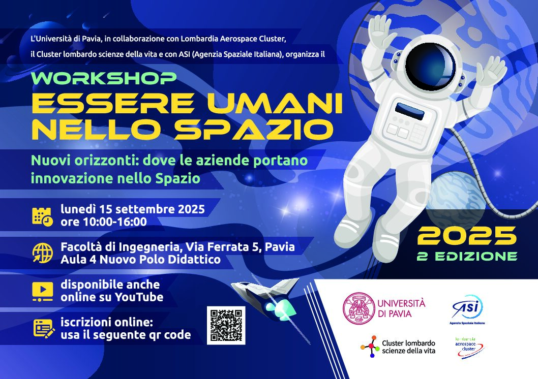 Workshop “Essere Umani nello Spazio - Nuovi orizzonti: dove le aziende portano innovazione nello Spazio”