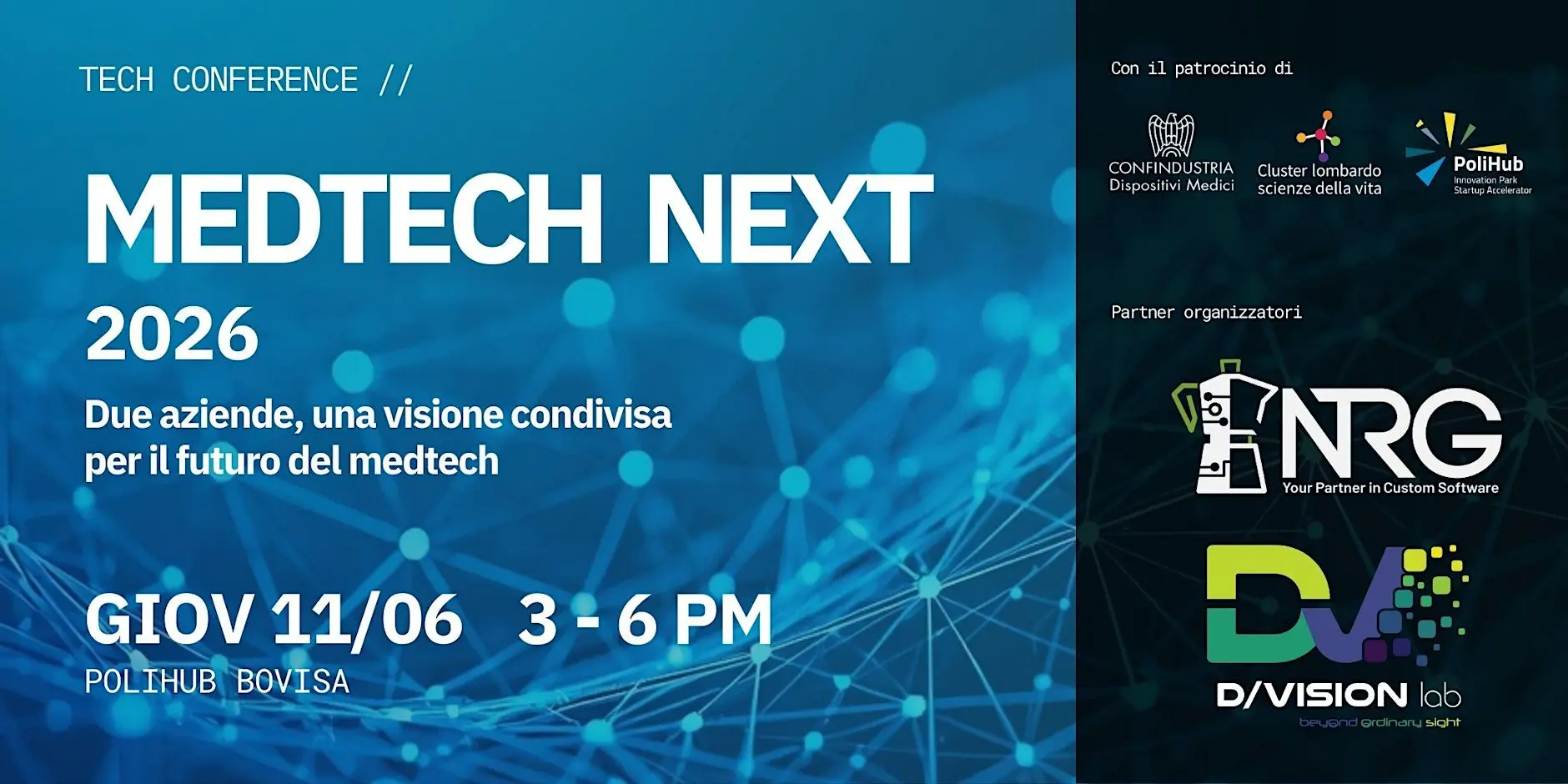MEDTECH NEXT 2026 – Progetti complessi, partner concreti