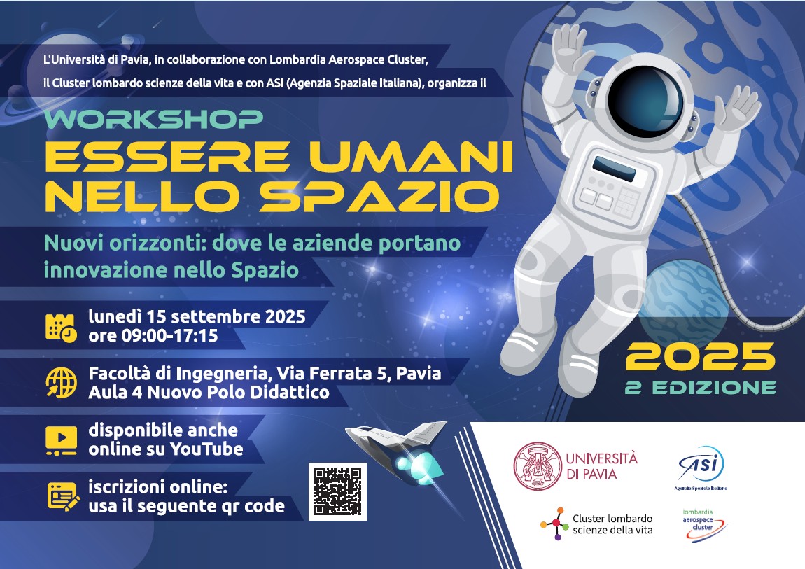 Workshop “Essere Umani nello Spazio - Nuovi orizzonti: dove le aziende portano innovazione nello Spazio”